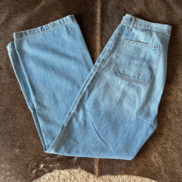 Able Ginnie Wide Leg Jeans Denim - Picture 3 of 6